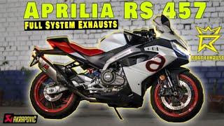 Akrapovic Evolution Full System Exhaust | Aprilia RS 457 | Roar Exhausts