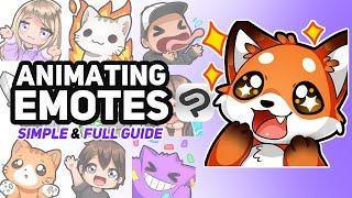 How to ANIMATE Your Emotes for Twitch | Full Tutorial