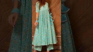 cotton anarkali with palazzo collection #trending #youtubeshorts #fashion #viral @angelic_ soul