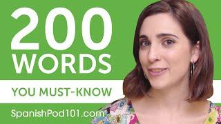 200 Words Every Spanish Beginner Must-Know