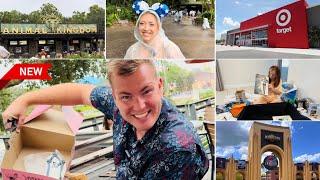 DISNEY WORLD vlog: Animal Kingdom, TARGET, Voodoo Donughnuts & Universal Orlando HHN RIP Tour 2024