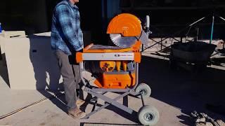 World's First 16.5" Dust Control Masonry Saw the iQMS362™ | Dry Cut Dust Free Masonry Saw