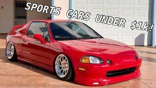 Top 10 MOST FUN Cars You Can Buy Under $1,000!! (New Series)