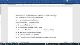 How to Create Ledger & How to check Ledger By Deepak Gupta