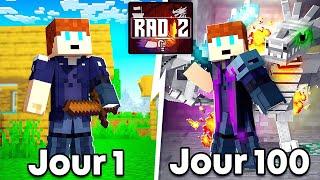 100 JOURS sur Le Meilleur Mod RPG Minecraft ! (RAD 2)