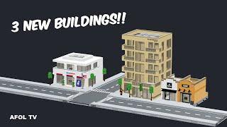 Building a City from Scratch - 3 new buildings! [Episode 2]