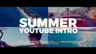 Youtube Fast Intro (Royalty free Youtube Intro AE-template & music)