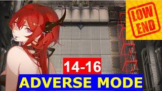 【Arknights】14-16 ADVERSE MODE | LOW END SQUAD LOW RARITY GUIDE SURTR S3M3