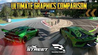 RACING MASTER VS CARX STREET ULTIMATE COMPARISON | EXTREME GRAPHICS - WHICH IS BEST ?? 