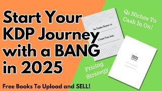 2 FREE 2025 Planner Templates for KDP | Profitable Low-Content Book Q1 Niche Ideas!