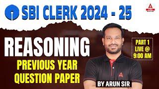 SBI Clerk Reasoning Previous Year Question Paper | SBI Clerk Reasoning Classes in Tamil #1 | by Arun