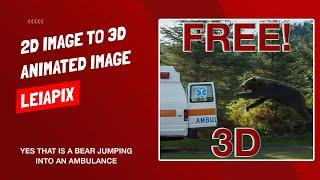 Convert Any Image into a 3D Animation / Animated Image - LeiaPix - Tutorial