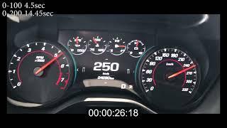 2017 Chevrolet Camaro SS Acceleration 0-270km/h