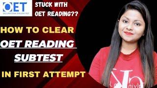 OET READING || OET exam | Tips and strategies to clear OET reading test in first attempt || OET