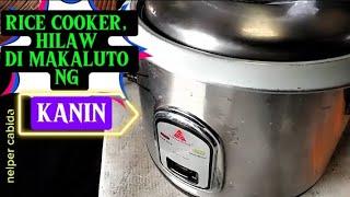 RICE COOKER,HILAW-DI MAKALUTÓ NG KANIN. Ating ayusin mga idol.!