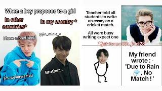 BTS funny & relatable memes -59 ||BTS Memes Adda||