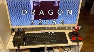Dragon 32/64 Computer running on Mister (DE-10 Nano) FPGA with Chuckie Egg