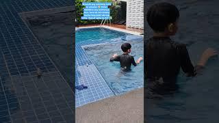 KYRIE ENJOY PLAYING AT JACUZZI AT PRIVATE RESORTS #jacuzzi #kyrie #christmasday #familyvlog