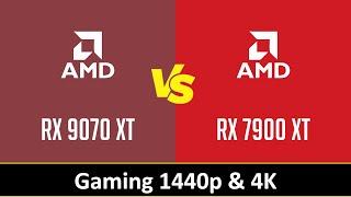 RX 9070 XT vs RX 7900 XT