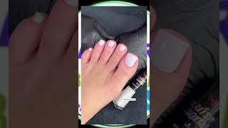 BRANQUINHO PERFEITO PARA OS PÉS #unhas #nails #manicure