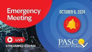 Pasco County Emergency Meeting