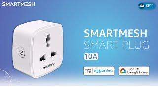 SMARTMESH 10A Smart Plug Powered by Jio IoT with Energy Monitoring