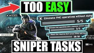 EASILY Complete PVE Sniper Tasks! Escape From Tarkov PVE