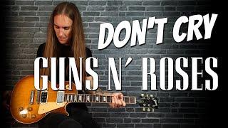 Guns N' Roses - Don't Cry (guitar solo)
