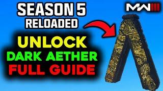 MW3 Unlock DARK AETHER in SEASON 5 RELOADED + NEW SCHEMATICS (Full Guide) MW3 Zombies #mw3 #bo6