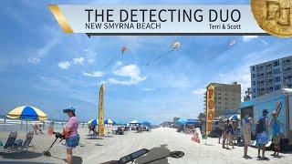 Busy Day Out Metal Detecting New Smyrna Beach Florida | The Detecting Duo
