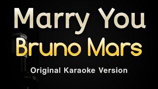 Marry You - Bruno Mars (Karaoke Songs With Lyrics - Original Key)