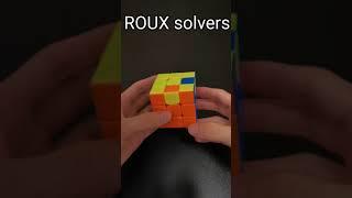 CFOP solvers vs. ROUX and ZZ solvers!