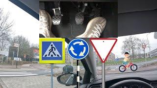 Het geheim van stressvrij rijden op rotondes    : rijles tips en tricks