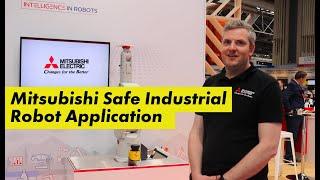 Mitsubishi Safe Industrial Robot Application - Protected by a Sick Laser Scanner