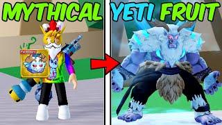 Buying The $3000 Yeti Fruit In Roblox Blox Fruits