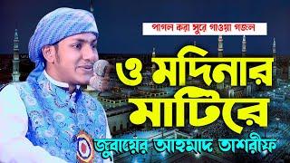 পাগল করা সুরে গাওয়া গজল । O Modinar Matire । ও মদিনার মাটিরে । Jubayer Ahmad Tashrif