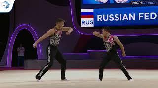 Andrei ZUEV & Artyom SIMONOV (RUS) - 2019 junior European Champions, all-around