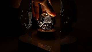 Crystal ball night lamp | Astronomy 3D night lamp | Unboxing | Home decor #shorts