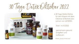 30 Tage Detox Herbst 2022