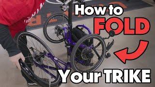 How to Fold your Trike - Catrike, Azub, HP Velotechnik, ICE