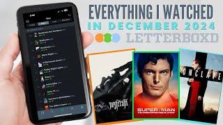 What I watched in December 2024 | Letterboxd Edition