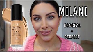 TRIED AND TESTED: MILANI CONCEAL + PERFECT 2 in 1 FOUNDATION AND CONCEALER