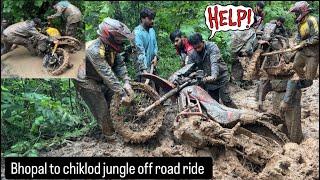 Bhopal to chiklod amargad waterfall jungle ride on @reisemoto torqR  #bhopal #offroad #biker