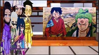 ꧁One Piece react to Luffy |One Piece friends react to  Luffy || one piece | Luffy | Gacha Club꧂ 