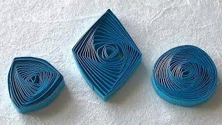 Quilling Vortex Coils - How to Make Basic Shapes for Beginners Tutorial