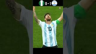 Argentina vs Nigeria 2018 FIFA World Cup Highlights #shorts #football #youtube #worldcup