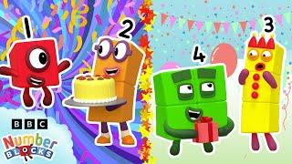 Happy Birthday to you! | Sing-along Song for Kids | Learn to count | Numberblocks