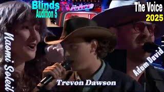 Great Voices! Adam David, Trevon Dawson & Naomi Soleil’s Epic Audition 5 Performance on The Voice 27