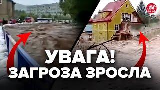 Там жах! КАДРИ величезного ПОТОПУ у Польщі. Вода зносить усе на шляху. Є загиблі