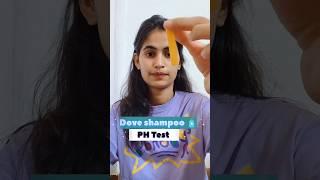 Dove shampoo pH test||#phtesting #haircare #shorts